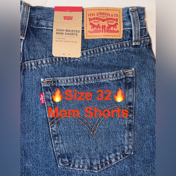 Levi's Pants - Levi's Mom Shorts Size 32 High rise NWT